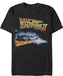 Men’s Back to the Future Part 2 Electric DeLorean T-Shirt