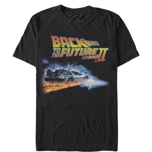 Men’s Back to the Future Part 2 Electric DeLorean T-Shirt