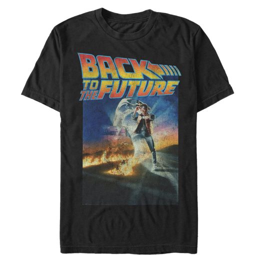 Men’s Back to the Future Retro Marty McFly Poster T-Shirt