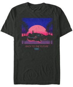 Men’s Back to the Future Retro Sunset T-Shirt