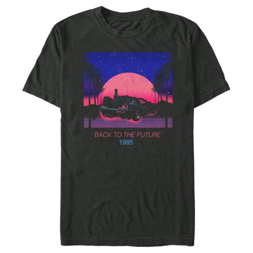 Men’s Back to the Future Retro Sunset T-Shirt