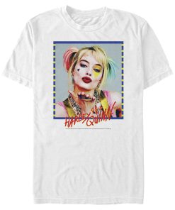 Men’s Birds of Prey Harley Quinn Blowing Kiss T-Shirt
