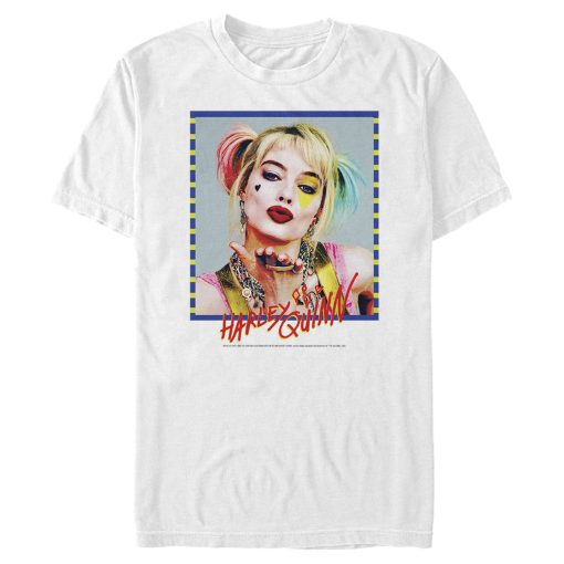 Men’s Birds of Prey Harley Quinn Blowing Kiss T-Shirt