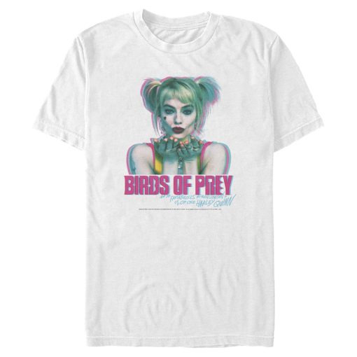 Men’s Birds of Prey Harley Quinn Blur T-Shirt