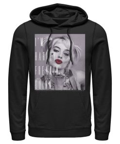 Men’s Birds of Prey I’m Harley Freakin’ Quinn Pull Over Hoodie