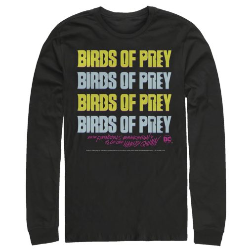 Men’s Birds of Prey Logo Stack Long Sleeve Shirt