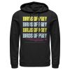 Men’s Birds of Prey Logo Stack Pull Over Hoodie