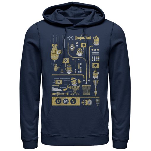 Men’s Despicable Me 3 Minion Lab Work Pull Over Hoodie