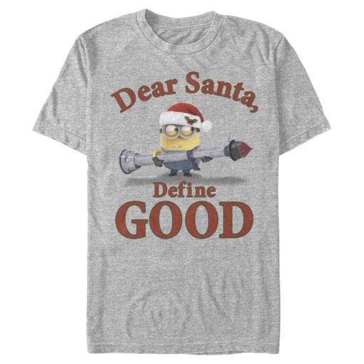 Men’s Despicable Me Christmas Minions Dear Santa T-Shirt