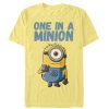 Men’s Despicable Me Cute One in a Minion T-Shirt