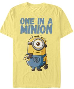 Men’s Despicable Me Cute One in a Minion T-Shirt