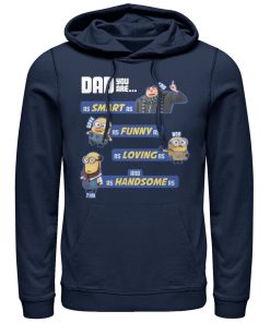 Men’s Despicable Me Dad Best Qualities Pull Over Hoodie