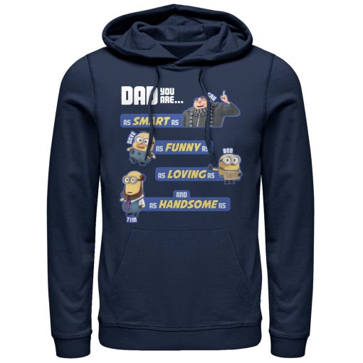 Men’s Despicable Me Dad Best Qualities Pull Over Hoodie