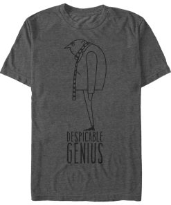 Men’s Despicable Me Evil Genius Gru Profile T-Shirt