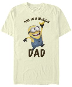 Men’s Despicable Me Father’s Day One in a Minion Dad T-Shirt