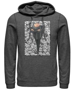 Men’s Despicable Me Gru Montage Pull Over Hoodie