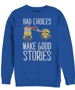 Men’s Despicable Me Minion Bad Choices Sweatshirt