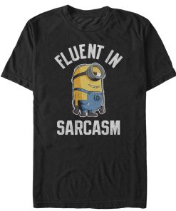 Men’s Despicable Me Minion Fluent in Sarcasm T-Shirt