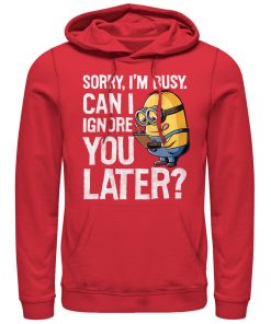 Men’s Despicable Me Minion Ignore You Later Pull Over Hoodie