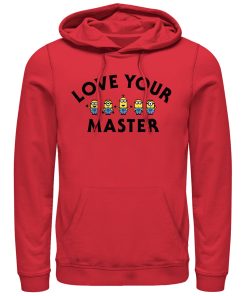 Men’s Despicable Me Minion Love Master Pull Over Hoodie