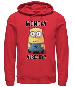 Men’s Despicable Me Minion Monday Already Pull Over Hoodie