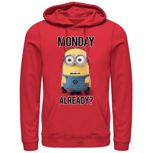 Men’s Despicable Me Minion Monday Already Pull Over Hoodie