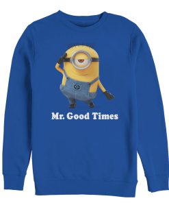 Men’s Despicable Me Minion Mr. Good Times Sweatshirt