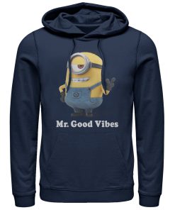 Men’s Despicable Me Minion Mr. Good Vibes Pull Over Hoodie