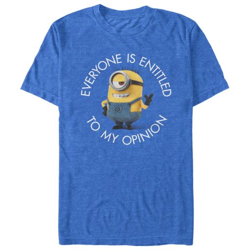 Men’s Despicable Me Minion My Opinion T-Shirt