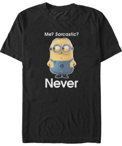 Men’s Despicable Me Minion Never Sarcastic T-Shirt