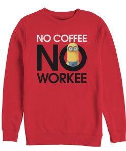 Men’s Despicable Me Minion No Coffee Sweatshirt