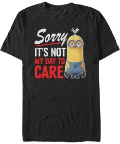 Men’s Despicable Me Minion Not Day to Care T-Shirt