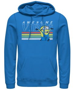 Men’s Despicable Me Minion Rainbow Vibes Pull Over Hoodie