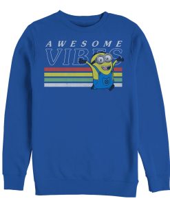 Men’s Despicable Me Minion Rainbow Vibes Sweatshirt