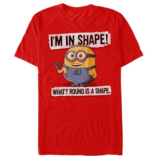 Men’s Despicable Me Minion Round Shape T-Shirt