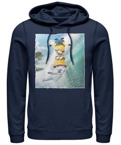 Men’s Despicable Me Minion Surf Tricks Pull Over Hoodie
