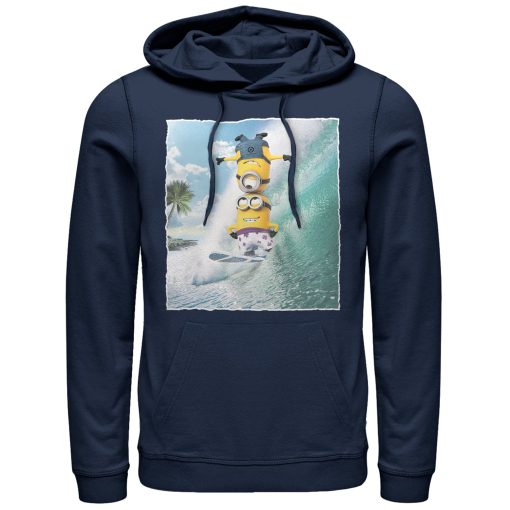 Men’s Despicable Me Minion Surf Tricks Pull Over Hoodie