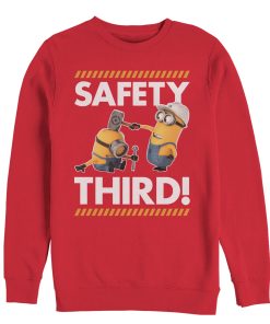 Men’s Despicable Me Minions Safety Third Sweatshirt
