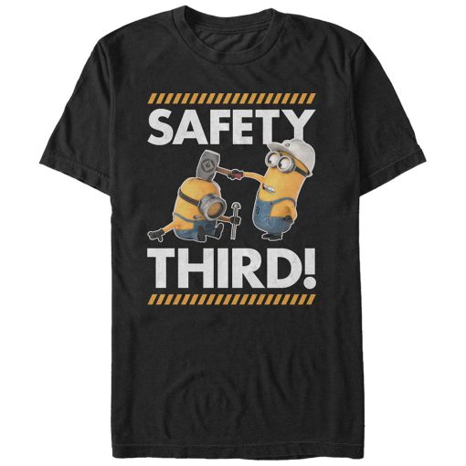 Men’s Despicable Me Minions Safety Third T-Shirt