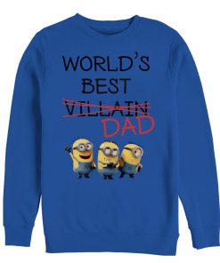 Men’s Despicable Me Minions World’s Best Villain Dad Sweatshirt
