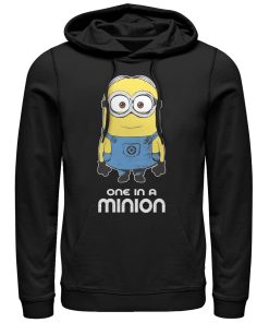 Men’s Despicable Me One in Minion Pull Over Hoodie
