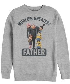 Men’s Despicable Me World’s Greatest Father Sweatshirt