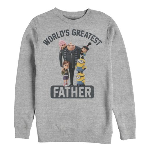 Men’s Despicable Me World’s Greatest Father Sweatshirt