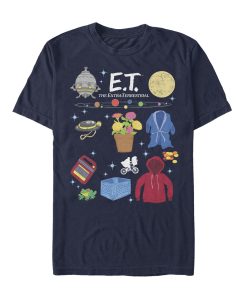 Men’s E.T. the Extra-Terrestrial Favorite Movie Props T-Shirt
