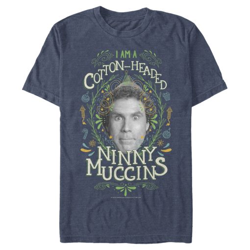 Men’s Elf Cotton-Headed Ninny Muggins Pattern T-Shirt