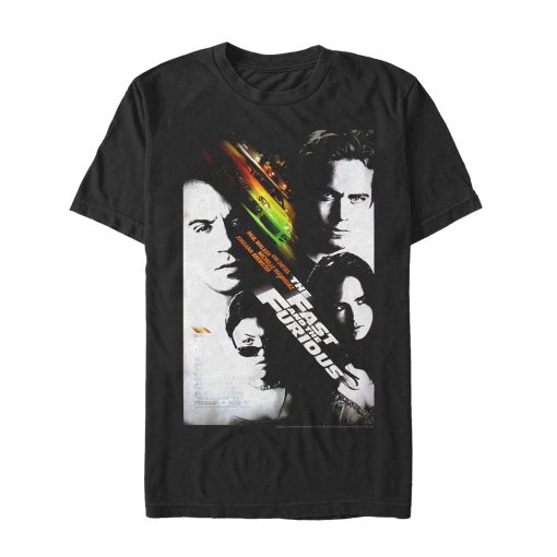 Men’s Fast & Furious Classic Movie Poster T-Shirt