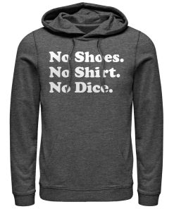 Men’s Fast Times at Ridgemont High No Shirt No Dice Pull Over Hoodie