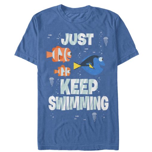 Men’s Finding Dory Just Keep Swimming T-Shirt