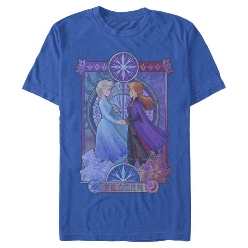 Men’s Frozen 2 Sister Stained Glass T-Shirt