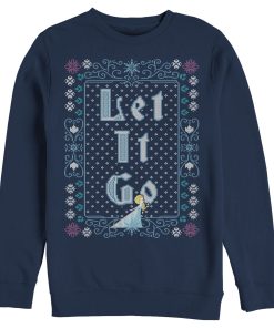 Men’s Frozen Let Go Knit Pattern Sweatshirt